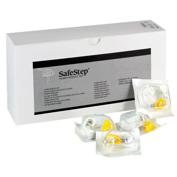 BD SafeStep Huber Sicherheits-Infusionsset 20G x 19 mm 25 Stück