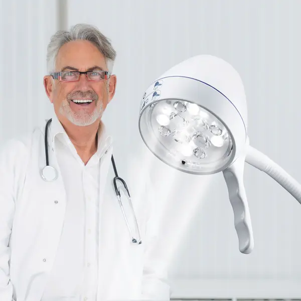 LED-Untersuchungsleuchte Flexarm Mobil auf Standrohr, komplett Flexarm Mobil 1 Stück