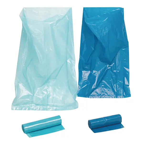 Müllsäcke 120 L, 70x110 cm, 34 µ, blau 10 Rollen x 25 = 250 Beutel