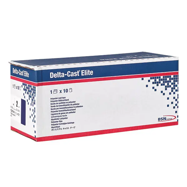 Delta-Cast Elite BSN 10 cm x 3,6 m blau 10 Stück