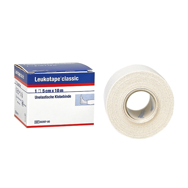 Leukotape Classic BSN 2 cm x 10 m, weiß, Faltschachtel weiß 5 Stück